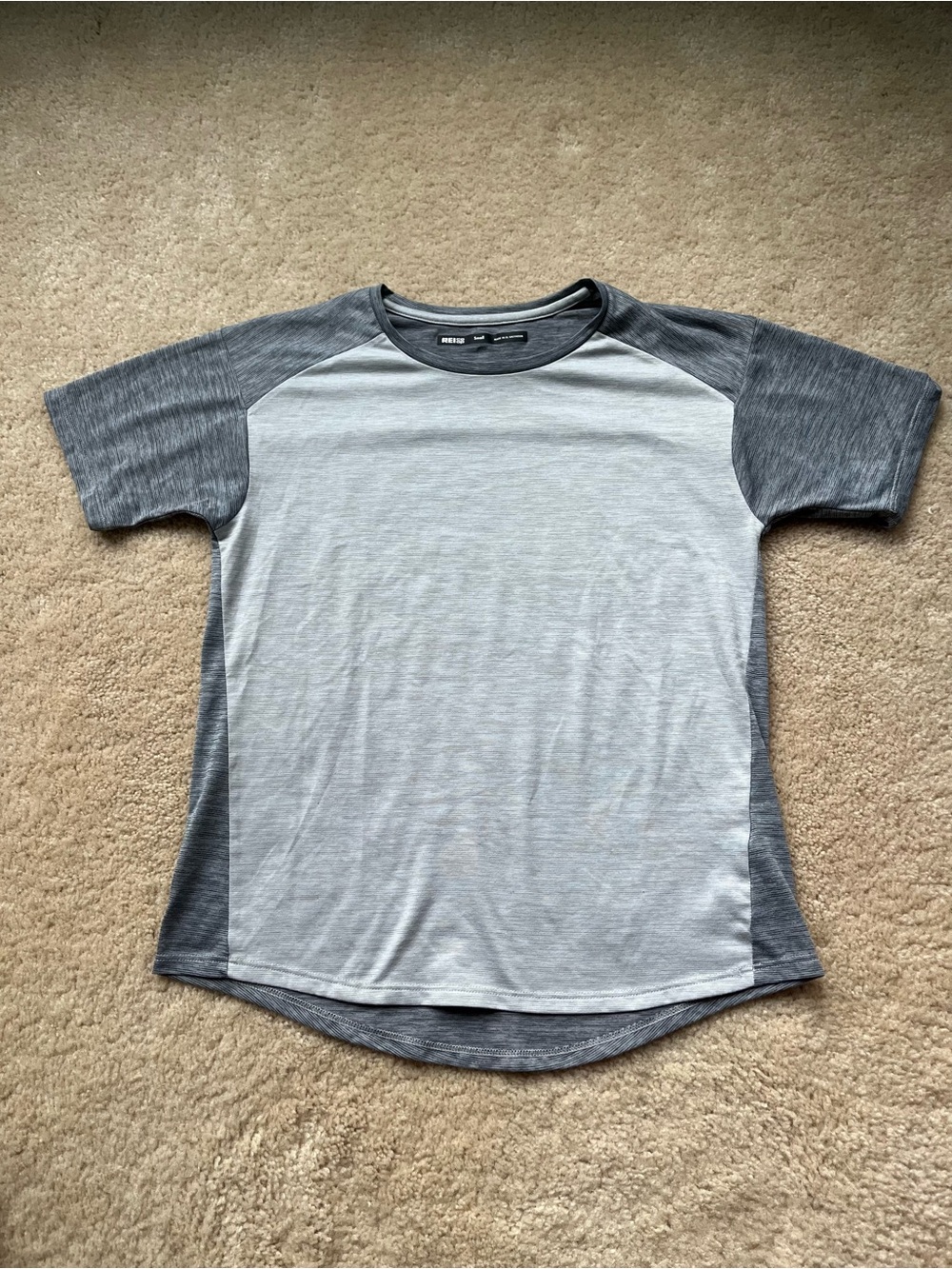 REI Co-op Women's Gray Activewear T Shirt - Size S - EUC - 100% Polyester